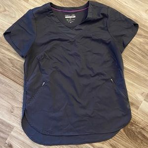 Gray/Blue Healing Hands Jogger Scrub Set